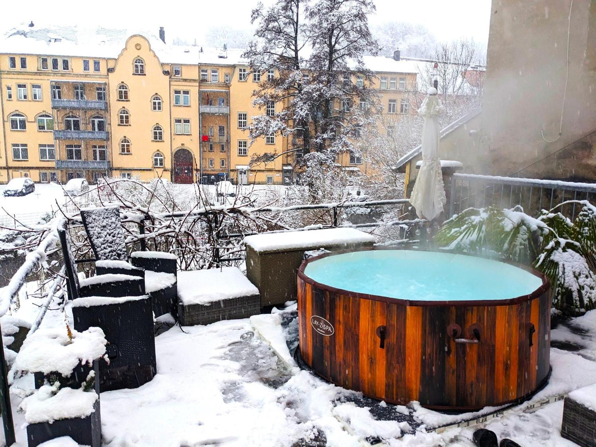 F1 - Urlaubsmagie - Helle Wohnung Mit Sauna & Pool & Whirlpool Sebnitz Exterior foto